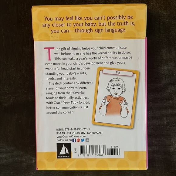 Baby sign language cards - Picture 2 of 3